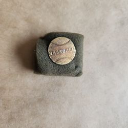 Vintage Varsity Baseball Letterman School Pin 