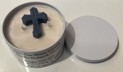 Vanilla Orchid & Peach Candle 