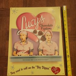 I Love Lucy Tin Sign