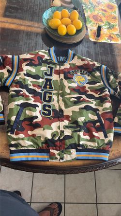 Southern University CAMO (HBCU) Satin Bomber jacket