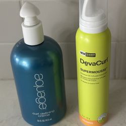 Deva Curl Supermousse and Square curl Defining Crème, New