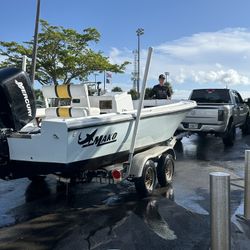 73 mako 21.5 feet with trailer