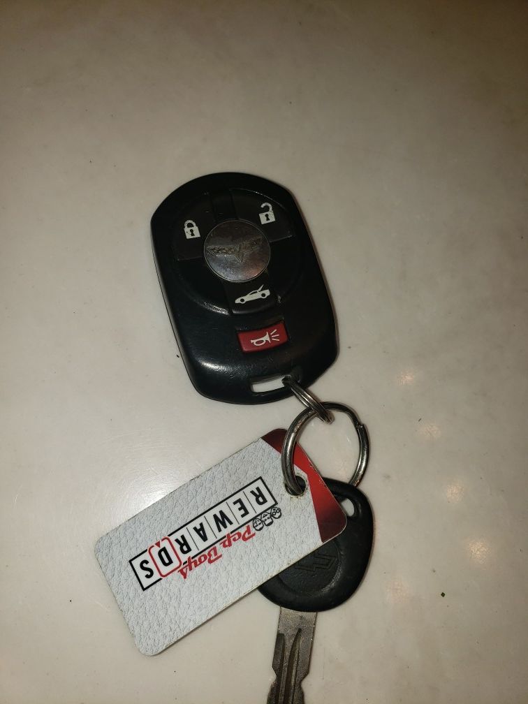 C6 Corvette key fob