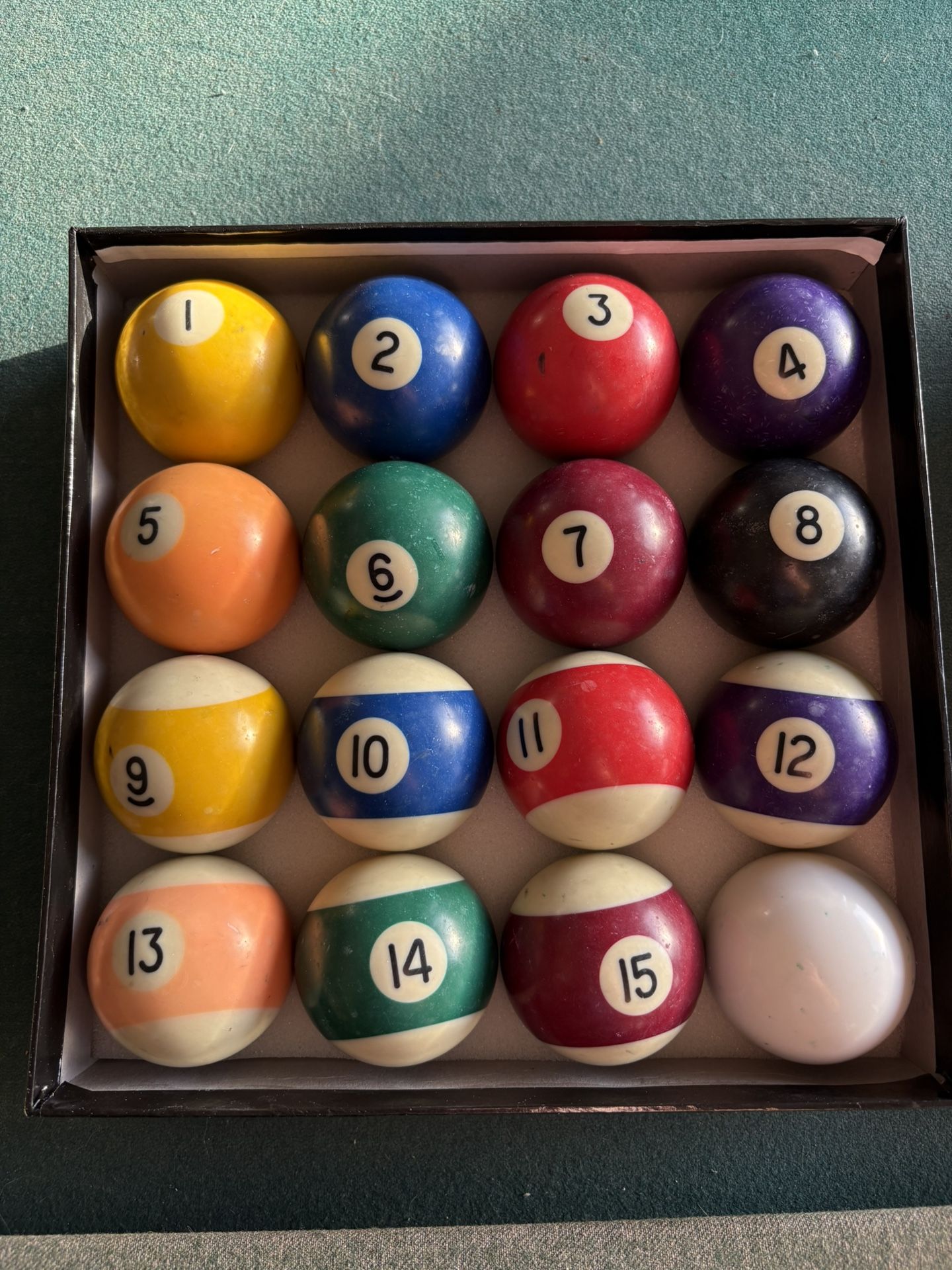 Pool Table Balls