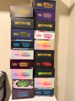 Empty Pokemon Card ETBs