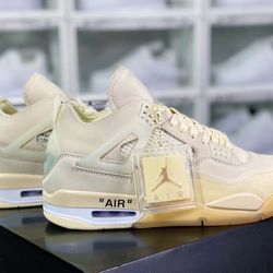 Jordan 4 Off White Sail 14