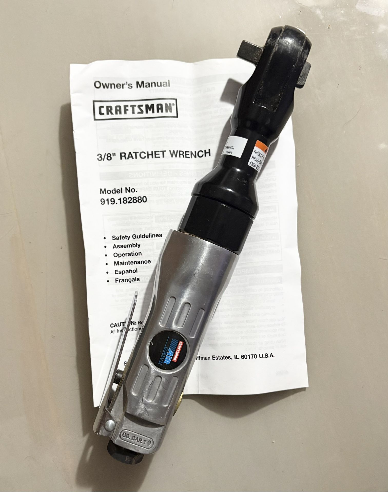 Craftsman 3/8 Pneumatic Wrench