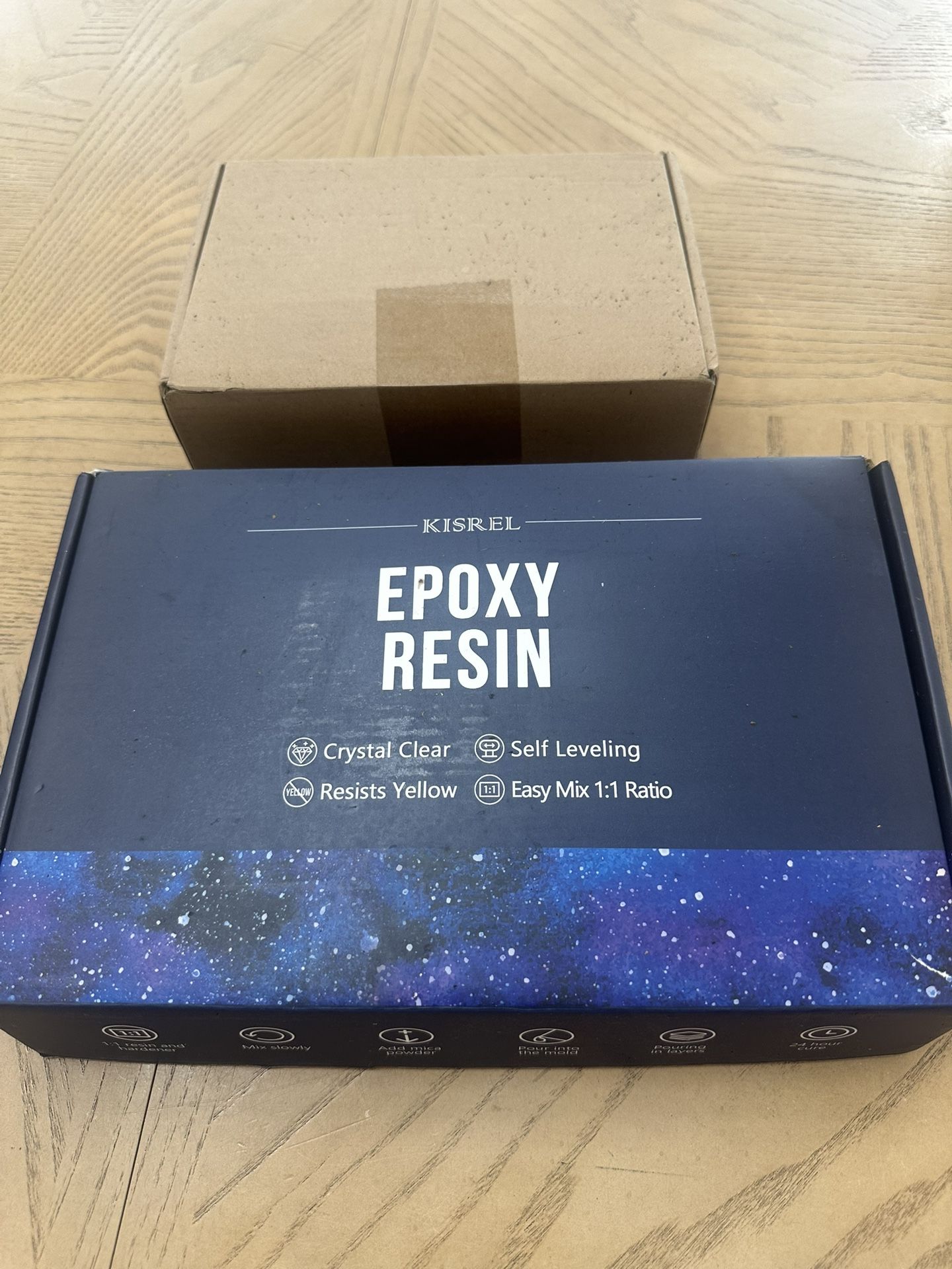 2 box epoxy resin sets new