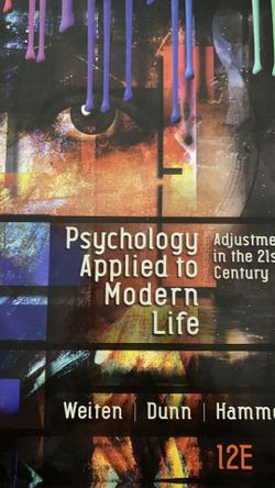 Psychology Applied To Modern Life, PSY CLASSES