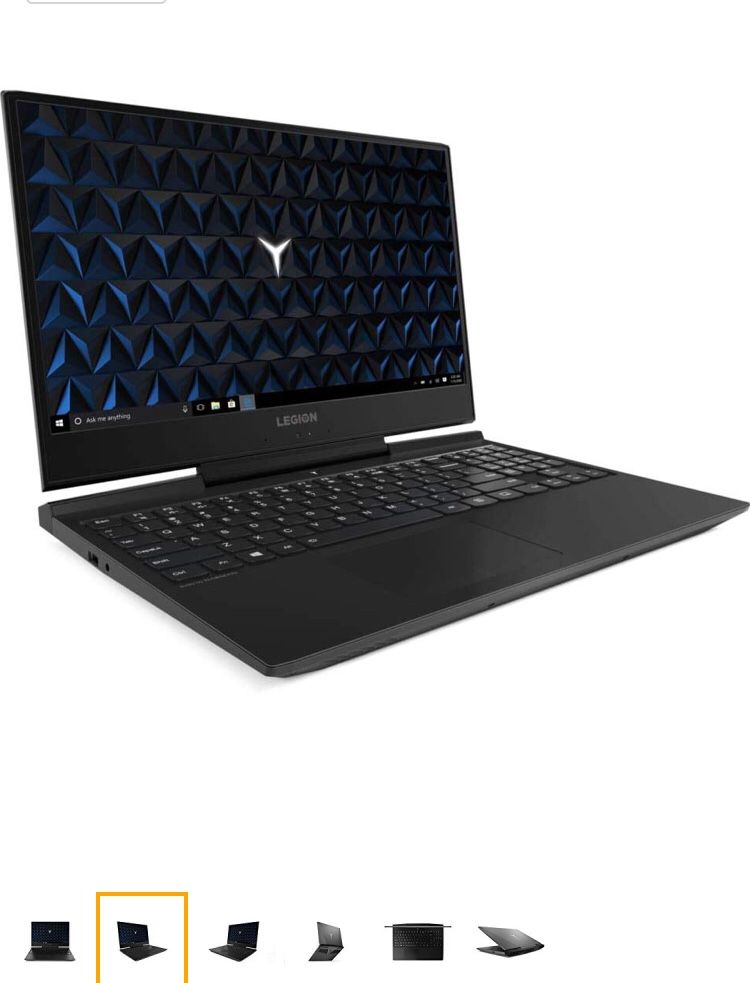 Laptop Black Lenovo Legion Y7000-1060