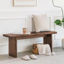 Solid Wood Bench 