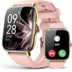🔥Brand new🔥 Smart Watch for Women Men- Answer/Make Call, 2025 IP68 Waterproof Fitness Step Sleep Tracker Watch with Monitor Activity Counter Smartwa