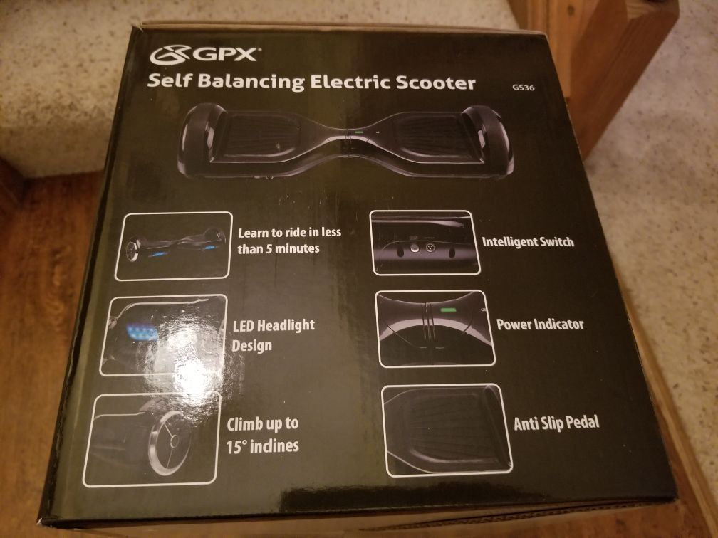 GPX GS36 Electric Scooter Hoverboard for Sale in Oswego IL