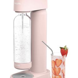 Sparkling Water Maker Soda Maker Soda Streaming Machine for Carbonating with 1L Carbonating Bottle, Seltzer Fizzy Water Maker Includes three 60L CO2 C