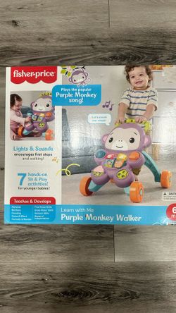Fisher-Price Purple Monkey Walker