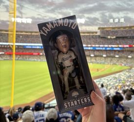 Yoshinobu Yamamoto Dodgers Bobblehead SGA 9/5/26 Starter Series