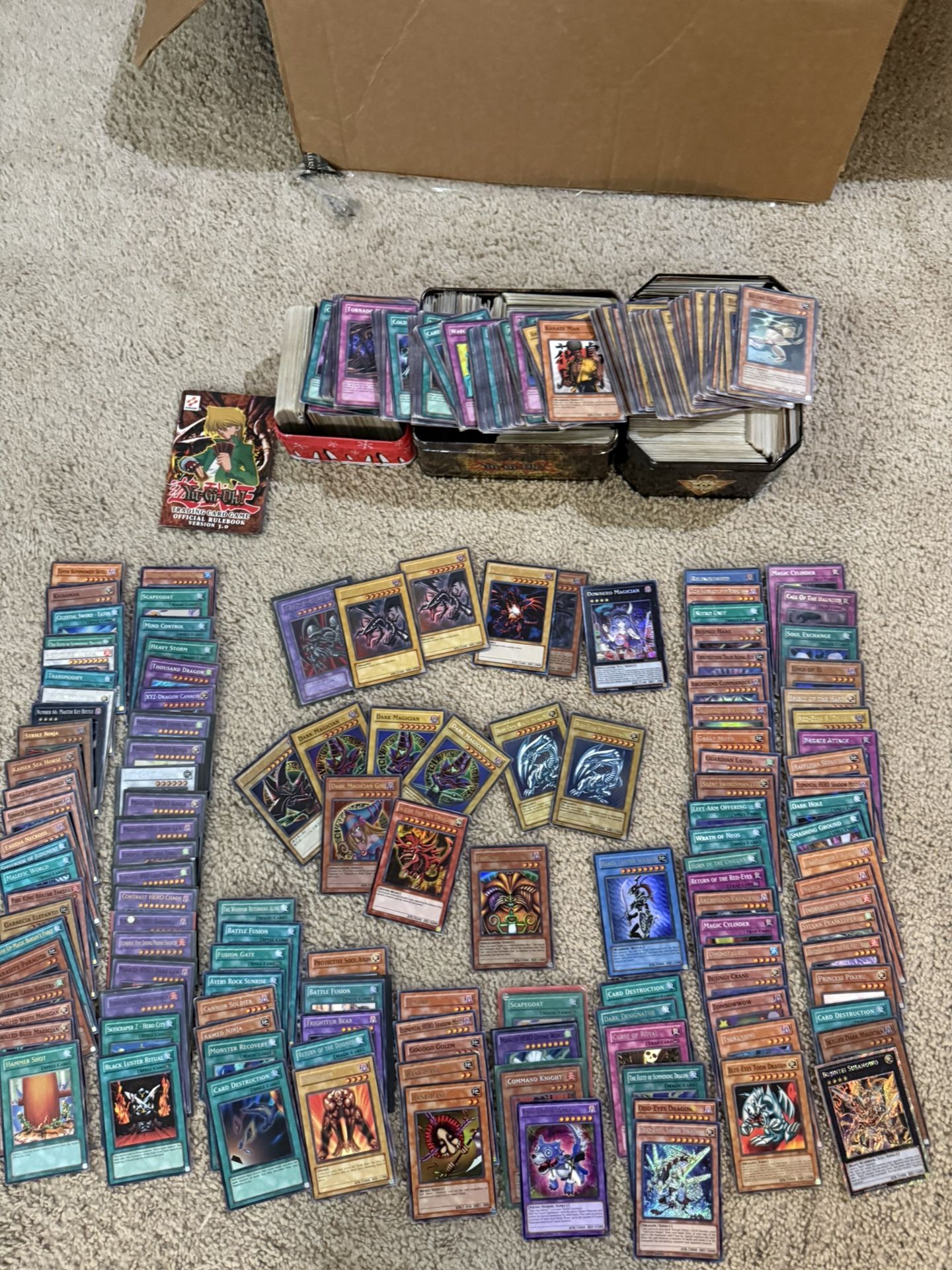 Big Vintage Yu-Gi-Oh Card Collection