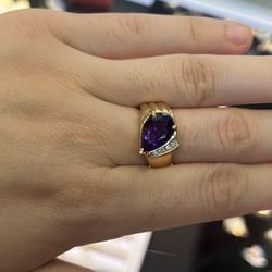 14k Gold Birthstone ring