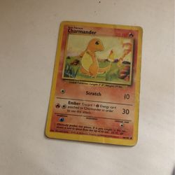 Rare 1995 Pokemon Charmander 46/102