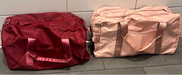 2 NEW Women’s Sports & Travel Bags - Pink & Red