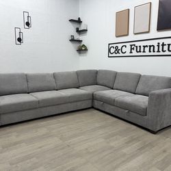 Pull Out Sectional Sofa w Storage - Delivery Available