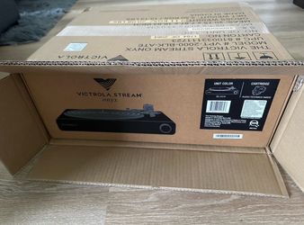 Victrola Stream Onyx Wireless Wi-Fi Turntable – Black