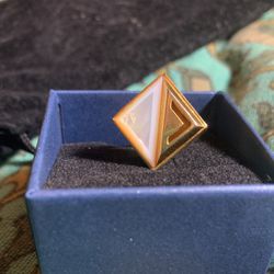 Cocktail Ring Square Shaped 