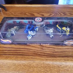 Harley 4pack.  Hotwheels 