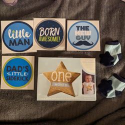 2 Sets of Baby Belly Stickers 