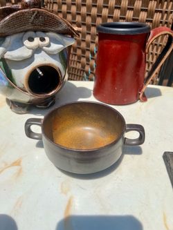 Vintage Arabia Finland "Ruska" Lugged Soup / Cereal Bowl by Ulla Procopé