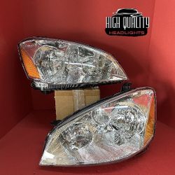 Nissan Altima 2002. 2004 Headlights.