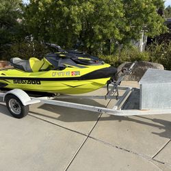 2018 Seadoo RXT300 w/ Single Trailer