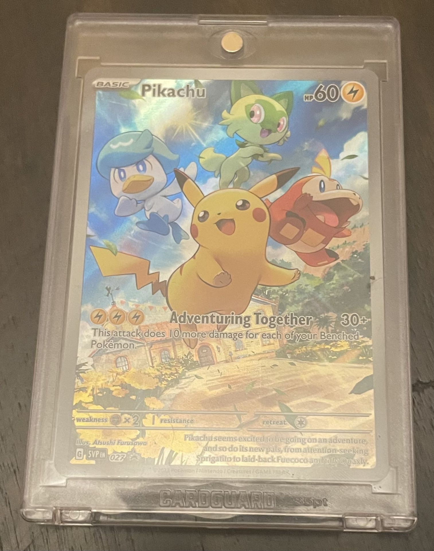 Pikachu Pokemon Card
