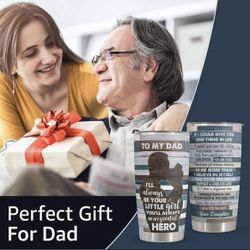 Macorner Gifts For Dad - Stainless Steel Vintage Tumbler 20oz Gifts For Men