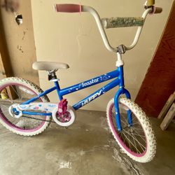 Pink And Blue Huffy Girls Bike