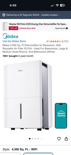 Dehumidifier for huge space