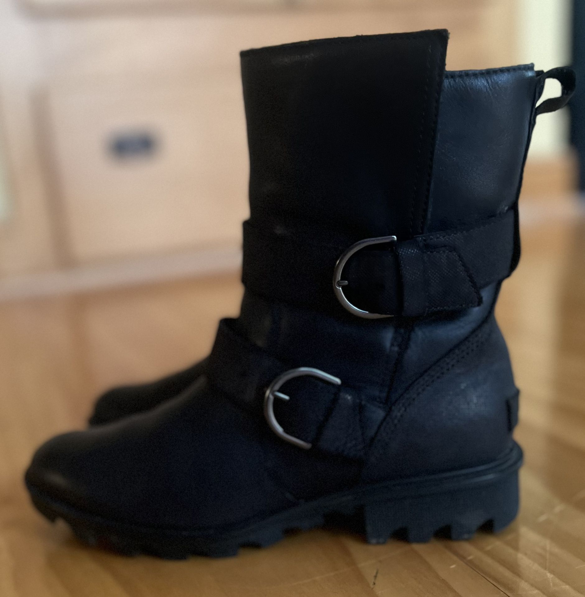 SOREL Lennox Moto Cozy Boot in Black