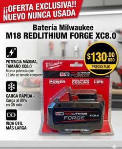 Milwaukee FORGE 8.0 Ah Battery