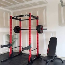 SQUAT RACK PACKAGE🔹WORKOUT FITNESS GYM EQUIPMENT 