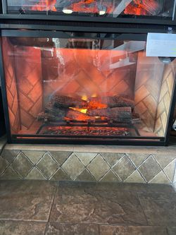 Floor Display Electric Fireplace