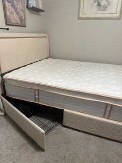 Full size Bed Frame and Mattress