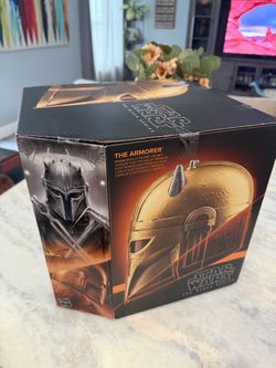 Star Wars Black Series The Armorer Premium Electronic Helmet – New in Box