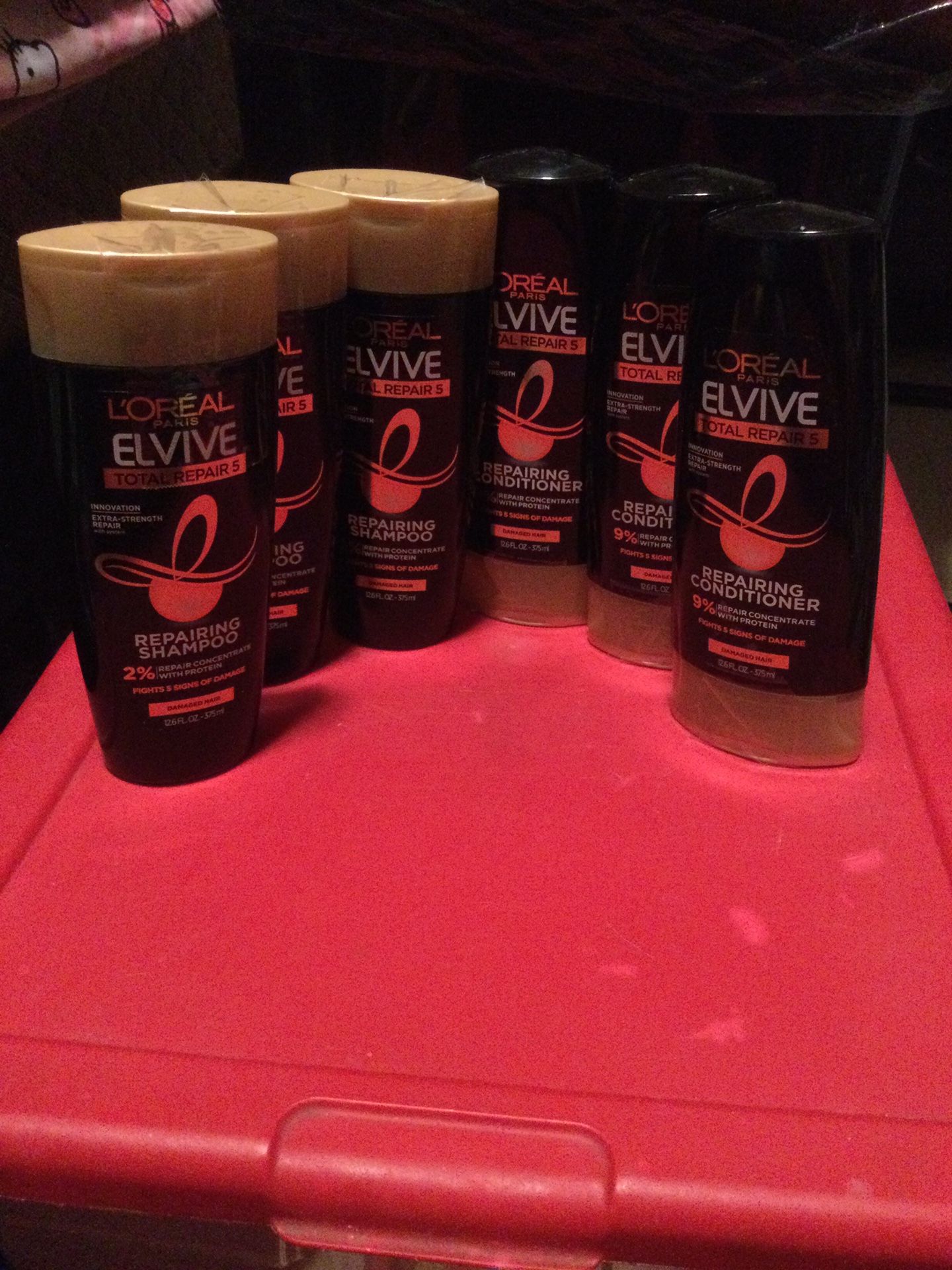 Elvive L’Oréal 3 Shampoo & 3 Conditioner