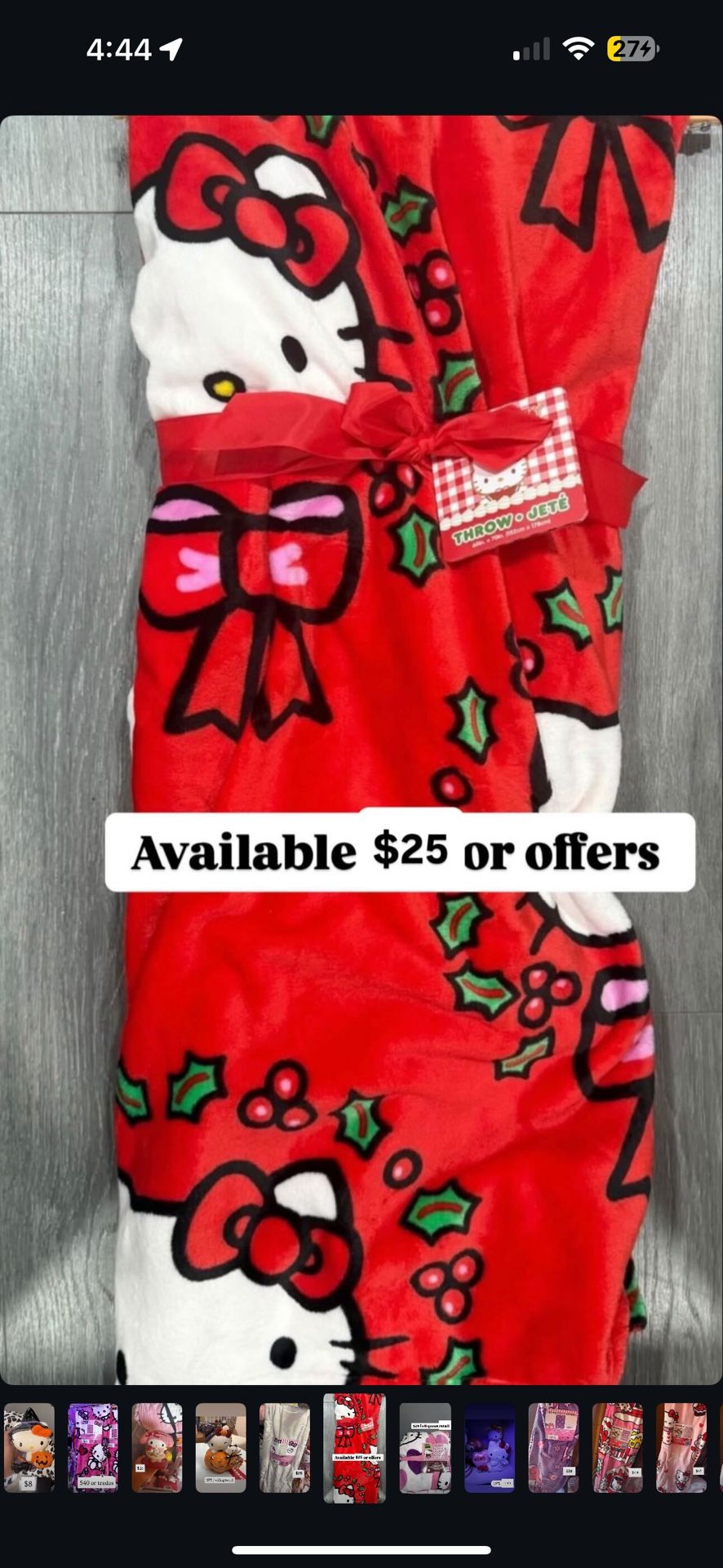 Hello Kitty Blanket