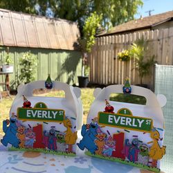 Custom gable Boxes Sesame Street Theme