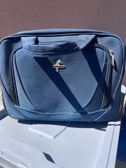 Atlantic Blue Rolling Carry-On Travel Bag Luggage