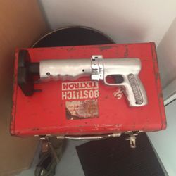 Rare Vintage Bostitch Nailer/original Metal Case$55