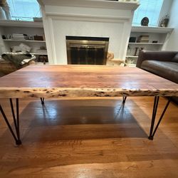 Heavy Wood Coffee Table