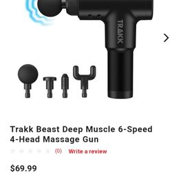 Trakk Beast Deep Muscle 6 Speed Massage Gun
