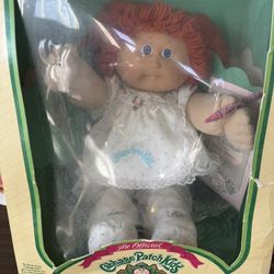 1983 Original Cabbage Patch Doll RARE Red Hair Blue Eyes In Box 